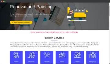 single page website design and dvelopment