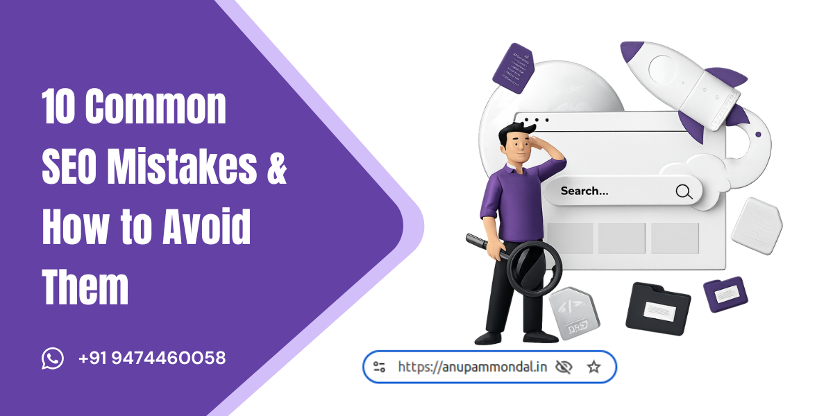 10 Common SEO Mistakes and How to Avoid Them | Anupam Mondal